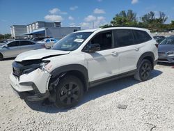 Salvage cars for sale from Copart Opa Locka, FL: 2022 Honda Pilot Trailsport