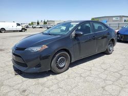 Salvage cars for sale from Copart Bakersfield, CA: 2017 Toyota Corolla L