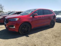 Salvage cars for sale at San Martin, CA auction: 2020 Ford Edge ST