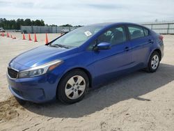 Salvage cars for sale from Copart Harleyville, SC: 2017 KIA Forte LX