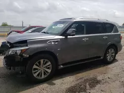 Salvage cars for sale at Dyer, IN auction: 2017 Infiniti QX80 Base
