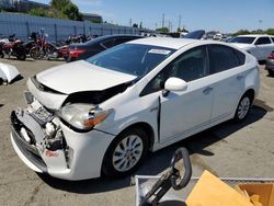 Salvage cars for sale at Vallejo, CA auction: 2013 Toyota Prius PLUG-IN