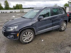 Salvage cars for sale from Copart Arlington, WA: 2012 Volkswagen Tiguan S
