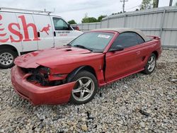 Salvage cars for sale at Wayland, MI auction: 1998 Ford Mustang Cobra
