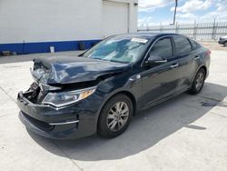 KIA Vehiculos salvage en venta: 2016 KIA Optima LX