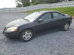 Salvage cars for sale from Copart Gastonia, NC: 2008 Pontiac G6 Value Leader