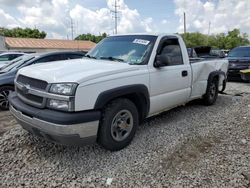 Chevrolet Silverado c1500 salvage cars for sale: 2004 Chevrolet Silverado C1500