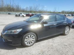 Salvage cars for sale at Leroy, NY auction: 2014 Honda Accord EXL