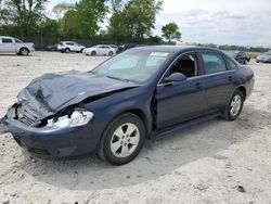 Chevrolet salvage cars for sale: 2010 Chevrolet Impala LT