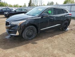 Salvage cars for sale at Bowmanville, ON auction: 2021 Acura RDX Platinum Elite