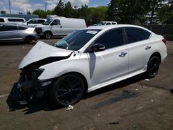 Vehiculos salvage en venta de Copart Denver, CO: 2017 Nissan Sentra S