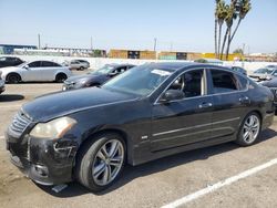 Salvage cars for sale at Van Nuys, CA auction: 2008 Infiniti M45 Base
