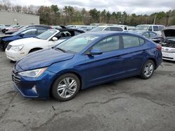 Salvage cars for sale at Exeter, RI auction: 2020 Hyundai Elantra SEL