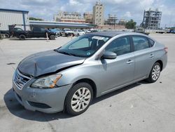 Salvage cars for sale at New Orleans, LA auction: 2013 Nissan Sentra S
