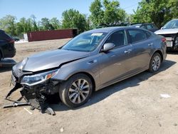 Vehiculos salvage en venta de Copart Baltimore, MD: 2018 KIA Optima LX