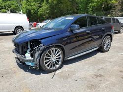 Salvage cars for sale at Austell, GA auction: 2019 Mercedes-Benz GLE Coupe 43 AMG