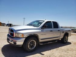 Salvage cars for sale at Andrews, TX auction: 2003 Dodge RAM 1500 ST