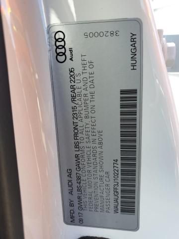 2018 Audi A3 Premium