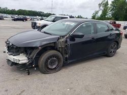 Salvage cars for sale at Dunn, NC auction: 2017 Honda Civic LX
