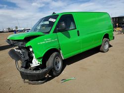 Salvage cars for sale from Copart Brighton, CO: 2022 GMC Savana G2500