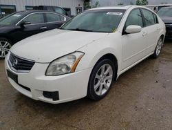 Salvage cars for sale from Copart Pekin, IL: 2007 Nissan Maxima SE
