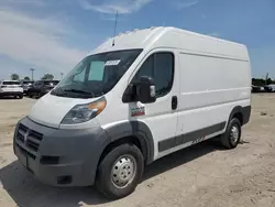 Salvage trucks for sale at Indianapolis, IN auction: 2018 Dodge 2018 RAM Promaster 1500 1500 High