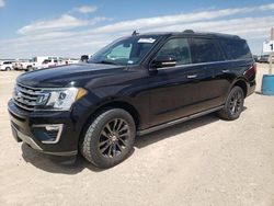 Salvage cars for sale from Copart Amarillo, TX: 2019 Ford Expedition Max Limited