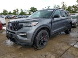 Salvage cars for sale at Bridgeton, MO auction: 2023 Ford Explorer ST