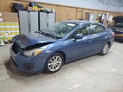 Vehiculos salvage en venta de Copart Kincheloe, MI: 2013 Subaru Impreza Premium