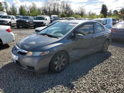Salvage cars for sale at Portland, OR auction: 2009 Honda Civic LX