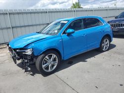 Salvage cars for sale at Littleton, CO auction: 2020 Audi Q3 Prestige S-Line