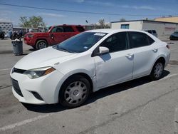 Salvage cars for sale from Copart Anthony, TX: 2014 Toyota Corolla L