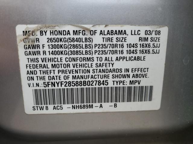 2008 Honda Pilot EXL