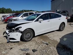 Salvage cars for sale at Franklin, WI auction: 2014 Ford Fusion Titanium
