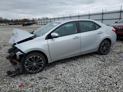 Salvage cars for sale from Copart Cahokia Heights, IL: 2015 Toyota Corolla L