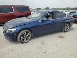 Salvage cars for sale from Copart San Antonio, TX: 2017 BMW 330 I