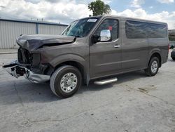 Salvage cars for sale at Tulsa, OK auction: 2016 Nissan NV 3500 S
