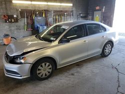 Salvage cars for sale at Angola, NY auction: 2015 Volkswagen Jetta Base