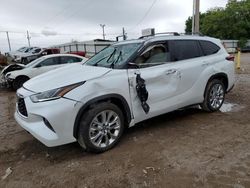 Salvage cars for sale at Oklahoma City, OK auction: 2022 Toyota Highlander Limited