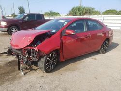 Salvage cars for sale from Copart Miami, FL: 2018 Toyota Corolla L