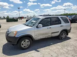 Salvage cars for sale from Copart Indianapolis, IN: 2002 Honda CR-V EX