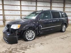 Salvage cars for sale at Columbia Station, OH auction: 2015 Chrysler Town & Country Touring L