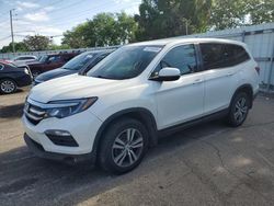 Honda salvage cars for sale: 2018 Honda Pilot EX