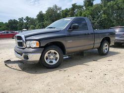 Salvage cars for sale at Ocala, FL auction: 2004 Dodge RAM 1500 ST