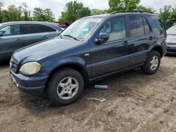 Salvage cars for sale from Copart Baltimore, MD: 2000 Mercedes-Benz ML 320