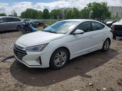 Salvage cars for sale at Central Square, NY auction: 2019 Hyundai Elantra SEL