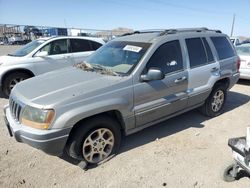 Salvage cars for sale at North Las Vegas, NV auction: 2001 Jeep Grand Cherokee Laredo