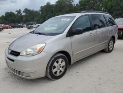 Salvage cars for sale from Copart Ocala, FL: 2005 Toyota Sienna CE