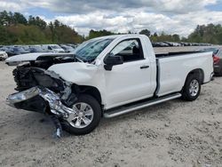 Salvage cars for sale at Mendon, MA auction: 2023 Chevrolet Silverado C1500