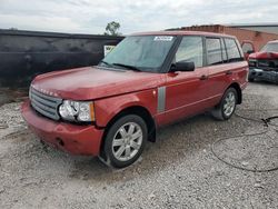 Salvage cars for sale at Hueytown, AL auction: 2007 Land Rover Range Rover HSE